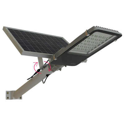 Factory price led solar street light 100w 80w aluminum alloy lamp body