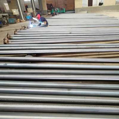 Widely used 6m galvanized steel street light column for road lighting