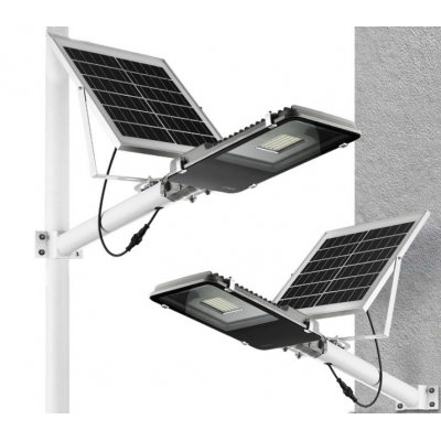 Easy to install 12v solar 100w led street light outdoor wall light floodlight with PIR microwave